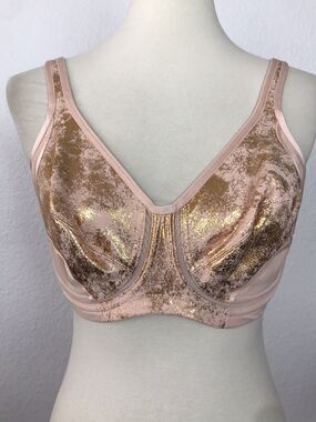 Bras N Things Bra Metallic Print Retro Whimsigoth Celestial Romantic Lingerie
